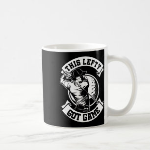 Taza De Café Golfista Zurdo Golf Zurdo Golf Zurda 