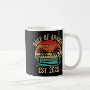 Taza De Café Golfo De Arabia Este 2025 Trump Divertido del Golf
