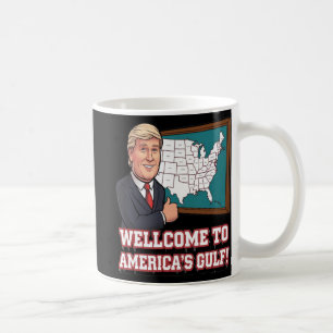 Taza De Café Golfo De Bienvenida De Los Estados Unidos De Améri
