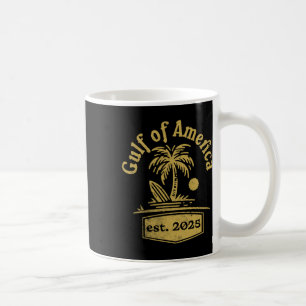 Taza De Café Golfo De Ee.Uu. Est. 2025 Golfo Retro De Ee.Uu. Am