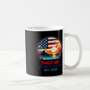 Taza De Café Golfo De Estados Unidos 2025 Bandera Americana Gol