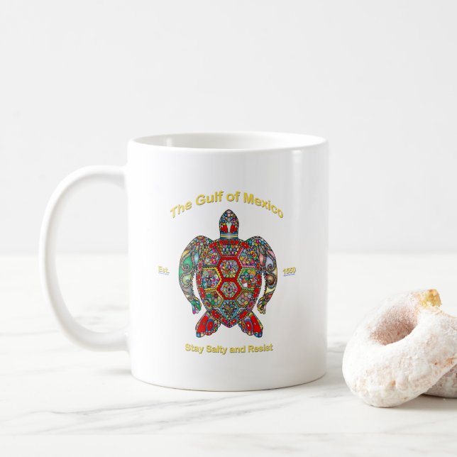 Taza De Café Golfo de México (Con donut)