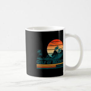 Taza De Café Golfo De México Desde 1672 Vintage Sunset Beach T-