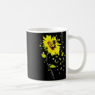 Taza De Café Golfo Mariposa de Girasol de Concientización sobre