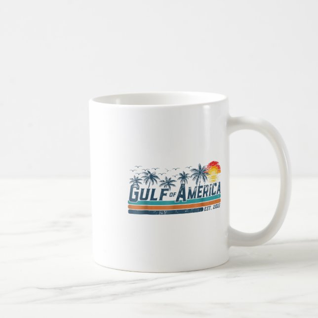 Taza De Café Golfo Retro De Estados Unidos Este 2025 Golfo De M (Derecha)
