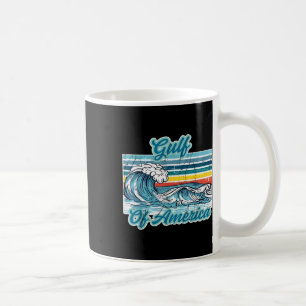 Taza De Café Golfo Retro Estados Unidos Ola México Trump Patrio