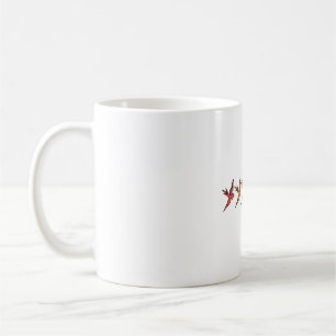 Taza De Café golondrinas de granero arcoíris pájaros coloridos