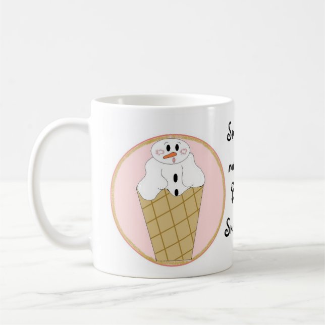 Taza De Café Golosina de cono de nieve (Izquierda)
