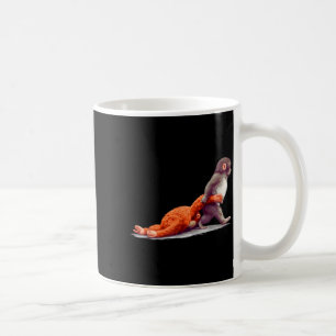 Taza De Café Golpe de mono bebe gráfico pequeño golpe gran amor