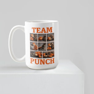 Taza De Café Golpea al Bebé Mono