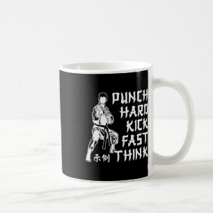Taza De Café Golpear con fuerza las artes marciales del karate