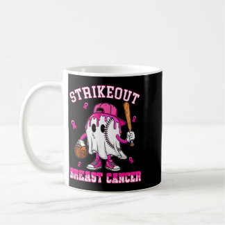 Taza De Café Golpear el Cáncer de Seno Lucha de Béisbol por la