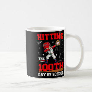 Taza De Café Golpear el centésimo día escolar de Bysebyl 100 dí