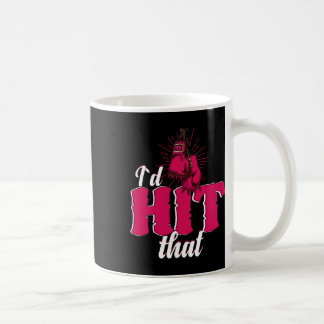 Taza De Café Golpearía ese regalo divertido de boxeo para mujer