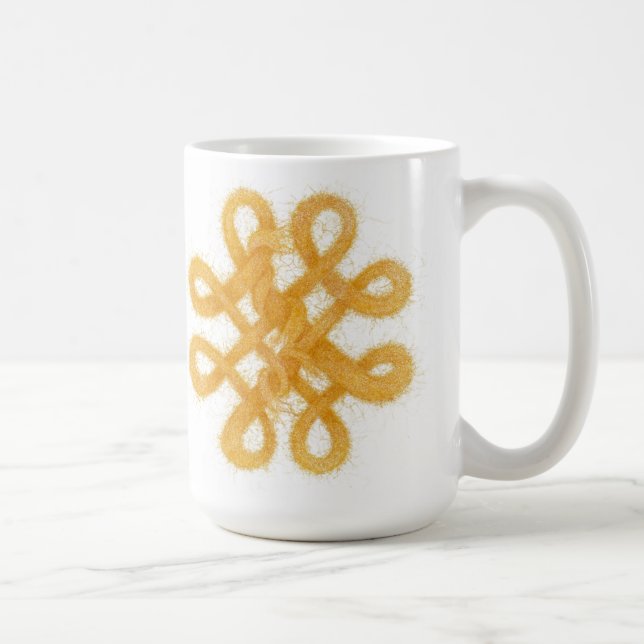 Taza De Café GOLTIC KNOT Tall White Mug (Derecha)