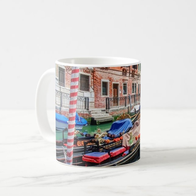 Taza De Café Góndola tradicional de Venecia (Anverso izquierdo)