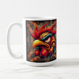 Taza De Café "Goober the Furious Rooster" B Mug