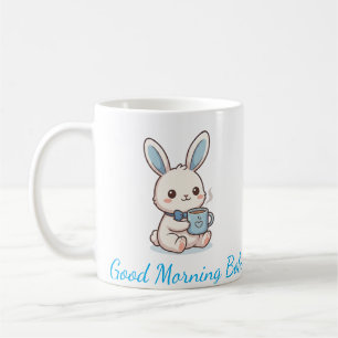 Taza de café Good Morning Bobo Bunny - Kawaii lind