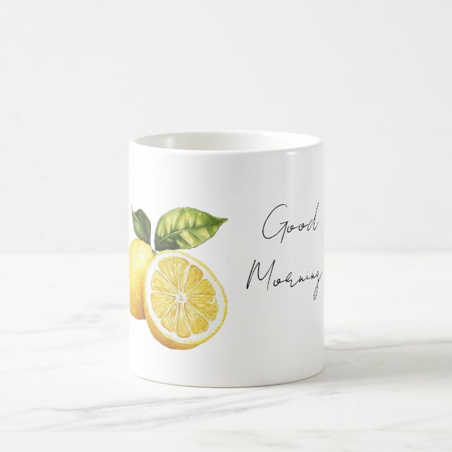 Taza De Café Good Morning Lemons (Centro)