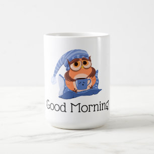 Taza De Café Good Morning Owl
