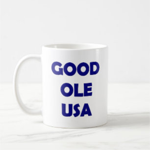Taza De Café Good Ole USA, Blue-Coffee Mug
