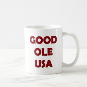 Taza De Café Good Ole USA, Red-Coffee Mug