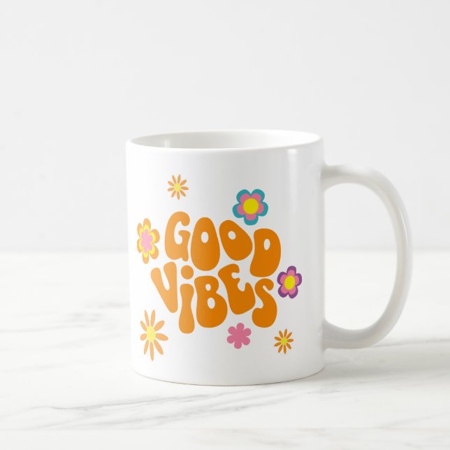 Taza De Café Good Vibes (Derecha)