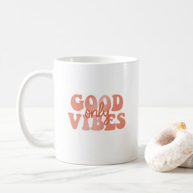 Taza De Café Good Vibes Only (Con donut)