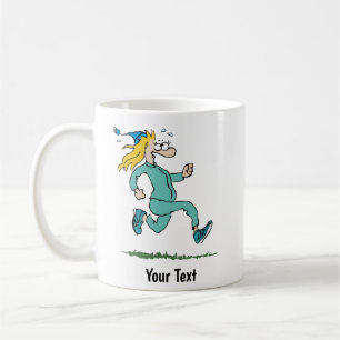 Taza De Café Goofy Jogger Mug - Regalo de carreras de Personali
