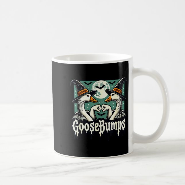 Taza De Café Goose Bumps Goosebumps Funny Geese Fist Bump Hallo (Derecha)