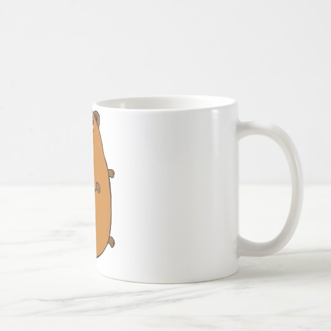 Taza De Café Gopher adaptable lindo (Derecha)