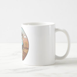 Taza De Café Gopher del búfalo en desierto