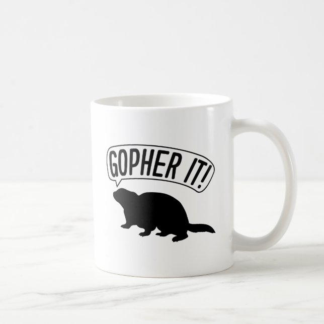Taza De Café Gopher It (Derecha)