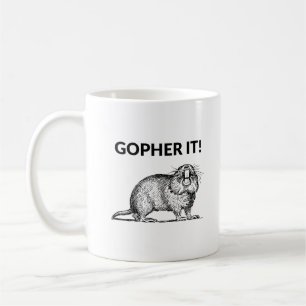 Taza De Café Gopher It Funny Gopher Pun