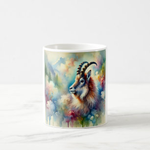 Taza De Café Goral Elegance in Watercolor 220824AREF128 - Water