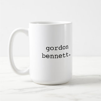 Taza De Café Gordon Bennett - frase del británico