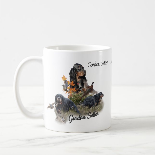 Taza De Café Gordon Setter (Izquierda)
