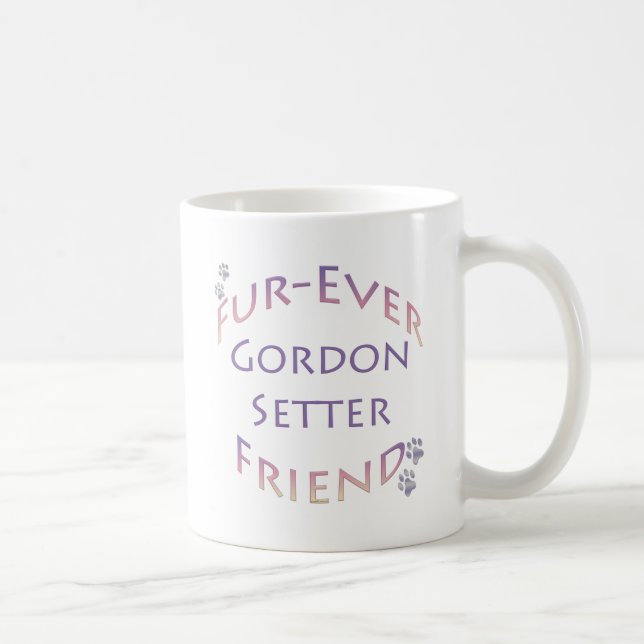 Taza De Café Gordon Setter Furever (Derecha)