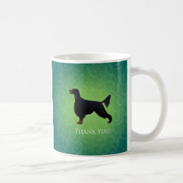 Taza De Café Gordon Setter Gracias Silhouette
