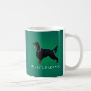 Taza De Café Gordon Setter Merry Christmas Design