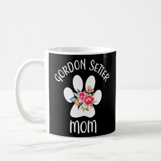 Taza De Café Gordon Setter Mom For Women Esposa Girlfriend Best (Izquierda)