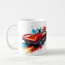 Gorgoge Corvette Vintage Coffee Mug