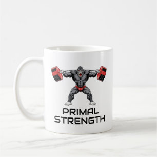 Taza De Café Gorila culturista