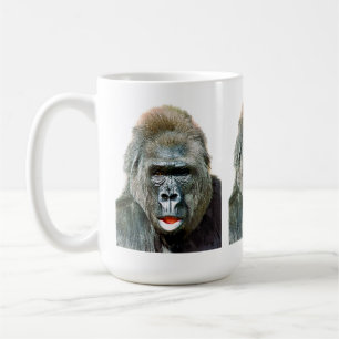 TAZA DE CAFÉ GORILA DIVERTIDO Y LINDITO
