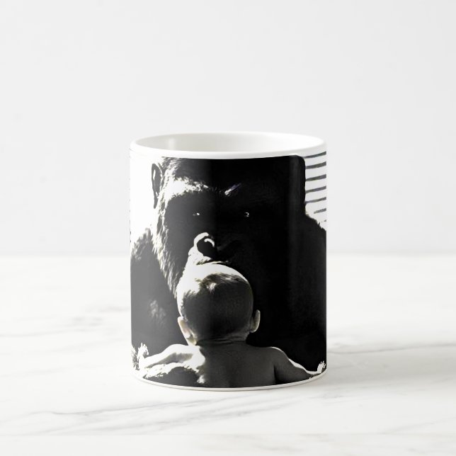 Taza De Café Gorila e hijo (Centro)