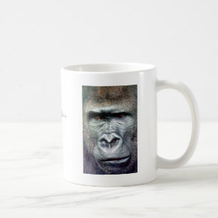 Taza De Café Gorila trasero de la plata II