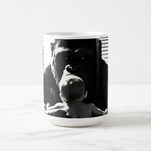 Taza De Café Gorila y el bebé