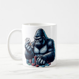 Taza De Café gorilla ape jugar cartas póker jugar casino