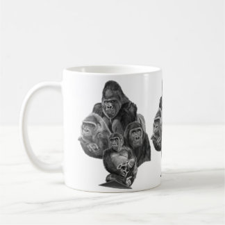 Taza De Café Gorilla Family Mug (ゴリラ家族のマグカップ）Gorilla Life