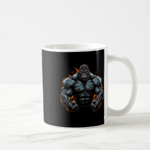 Taza De Café Gorilla Flexing